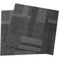 Carpet Tiles 24x24 Padded Mixed Gray 24 Pack DIY