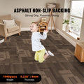 Carpet Tiles 24x24 Padded Mixed Brown 24 Pack DIY