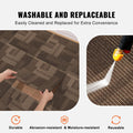 Carpet Tiles 24x24 Padded Mixed Brown 24 Pack DIY
