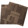 Carpet Tiles 24x24 Padded Mixed Brown 24 Pack DIY