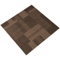 Carpet Tiles 24x24 Padded Mixed Brown 24 Pack DIY