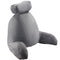 Reading Pillow Large Memory Foam Backrest with Pockets Grey