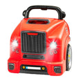 Mechanic Car Repair Set 60pc Kids Toy Lights Sounds Steering Wheel Red