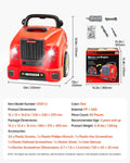Mechanic Car Repair Set 60pc Kids Toy Lights Sounds Steering Wheel Red