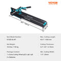 Manual Tile Cutter 1000mm Ceramic Porcelain Tungsten Carbide