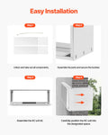 Air Conditioner Wall Sleeve 42in Universal Through Wall AC