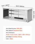Air Conditioner Wall Sleeve 42in Exterior Grille AC Installation