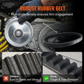 Drive Clutch 2-8HP Engine 2000RPM Asymmetric Wheels Rubber Belt