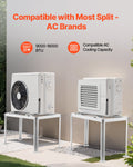 Mini Split AC Ground Stand 9000-18000 BTU Anti Vibration Adjustable