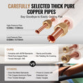 Mini Split Line Set 4876.8mm 6.4 12.7mm Copper Pipes HVAC