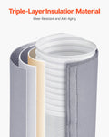 Portable AC Hose Wrap Insulated Exhaust Sleeve Cover