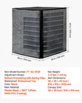 AC Cover 914x914x1010mm Waterproof Dual Layer Detachable Canopy