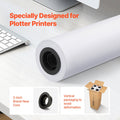 Plotter Paper 609.6mm x 45.7m CAD Bond 4 Rolls 50.8mm Core