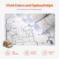 Plotter Paper 609.6mm x 152.4m CAD Bond 2 Rolls 76.2mm Core