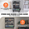 15U Open Frame Server Rack 23-40in Adjustable Depth 4 Post