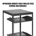 20U Server Rack 15-40'' Adjustable Depth 4 Post Network Equipment