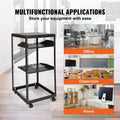 20U Server Rack 15-40'' Adjustable Depth 4 Post Network Equipment