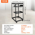 20U Server Rack 15-40'' Adjustable Depth 4 Post Network Equipment