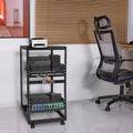 20U Server Rack 15-40'' Adjustable Depth 4 Post Network Equipment