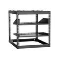 10U Open Frame Network Rack 585mm Depth 4 Post Server