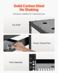 10U Open Frame Network Rack 585mm Depth 4 Post Server