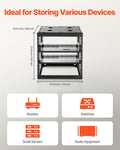 10U Open Frame Network Rack 585mm Depth 4 Post Server