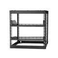 10U Open Frame Network Rack 585mm Depth 4 Post Server