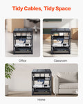 12U Open Frame Network Rack 585mm Depth 4 Post