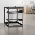 12U Open Frame Network Rack 585mm Depth 4 Post