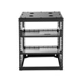 12U Open Frame Network Rack 585mm Depth 4 Post