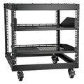 9U Open Frame Server Rack 584-1016mm Adjustable Depth Wall Mount