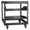 9U Open Frame Server Rack 584-1016mm Adjustable Depth Wall Mount