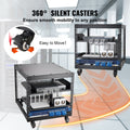 9U Open Frame Server Rack 584-1016mm Adjustable Depth Wall Mount