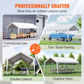 Carport 10x20ft Car Canopy Garage Shelter 8 Poles Boats