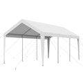 Carport 10x20ft Heavy Duty Portable Car Shelter Tent White