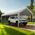 Carport 10x20ft Heavy Duty Portable Car Shelter Tent White