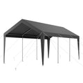Carport 10x20ft Heavy Duty Portable Car Shelter Tent Grey