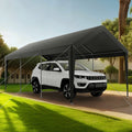 Carport 10x20ft Heavy Duty Portable Car Shelter Tent Grey