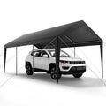 Carport 10x20ft Heavy Duty Portable Car Shelter Tent Grey