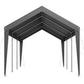 Carport 10x20ft Heavy Duty Portable Car Shelter Tent Grey
