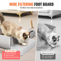 Cat Litter Box XL Stainless Steel 203mm Deep High Sides Scoop