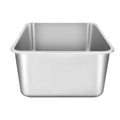 Cat Litter Box XL Stainless Steel 203mm Deep High Sides Scoop