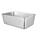 Cat Litter Box XL Stainless Steel 203mm Deep High Sides Scoop