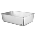 Stainless Steel Cat Litter Box XL 152mm Deep with Scoop Odour