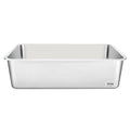 Stainless Steel Cat Litter Box XL 152mm Deep with Scoop Odour