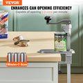 Commercial Manual Can Opener 300mm Height Adjustable Table Clamp