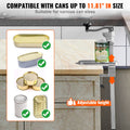 Commercial Manual Can Opener 300mm Height Adjustable Table Clamp