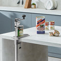 Commercial Manual Can Opener 300mm Height Adjustable Table Clamp
