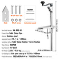 Commercial Heavy Duty Can Opener Table Clamp Base 40cm