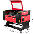80W CO2 Laser Engraver Cutter 700x500mm Colour Screen